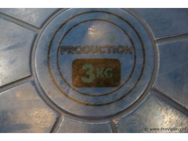 Production medicine ball 3kg - afbeelding 2 van  2