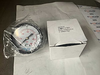 Profec 63mm 1/4” bsp manometer (drukmeter) (110x) - afbeelding 1 van  5