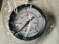Profec 63mm 1/4” bsp manometer (drukmeter) (110x) - afbeelding 4 van  5