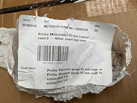 Profec manometer 63 mm 40 bar (32x) - afbeelding 3 van  3
