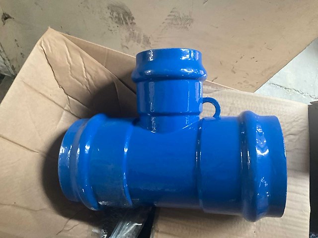 Profec verloop t-stuk 90° nodulair gietijzer ggg40 dn160 (6x) - afbeelding 2 van  3