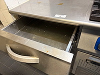 Professioneel 6-pits gasfornuis met friteuse – proline - afbeelding 5 van  8