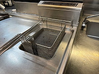 Professioneel 6-pits gasfornuis met friteuse – proline - afbeelding 7 van  8