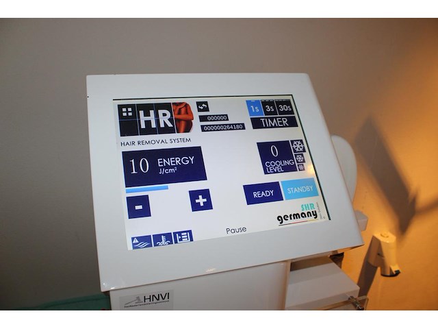 Professioneel ipl ontharingsapparaat shr germany type shr-s14n met geïntrigeerde huidkoeling. bouwjaar 2019. - afbeelding 3 van  7