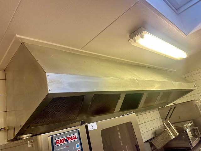 Professionele afzuigkap met motor en schakelkast - afbeelding 2 van  7