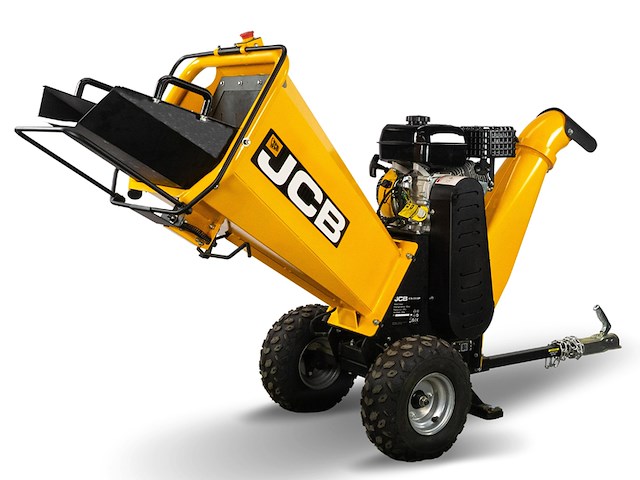 Professionele benzinehoutversnipperaar jcb tools, jcb-ch75/00p, geel/zwart - afbeelding 1 van  3