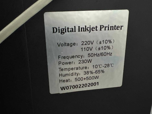 Professionele dtf printer 60 cm + shaker oven – 2x i3200 - afbeelding 11 van  12