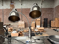Professionele dubbele warmhoudlamp - afbeelding 1 van  6