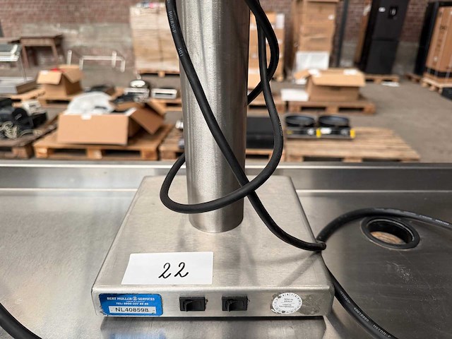 Professionele dubbele warmhoudlamp - afbeelding 2 van  6
