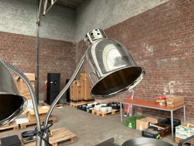 Professionele dubbele warmhoudlamp - afbeelding 4 van  6