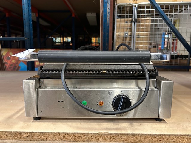 Professionele enkele contactgrill, metro - afbeelding 1 van  5
