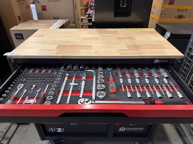 Professionele gereedschapswagen gevuld 448 delig stahlgruppe sg24 - afbeelding 5 van  16