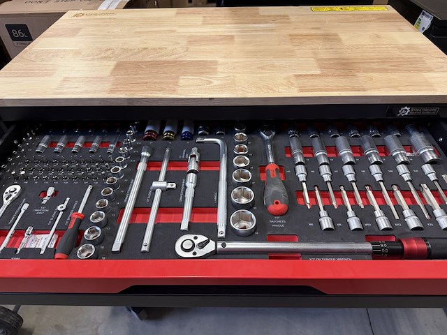 Professionele gereedschapswagen gevuld 448 delig stahlgruppe sg24 - afbeelding 6 van  16