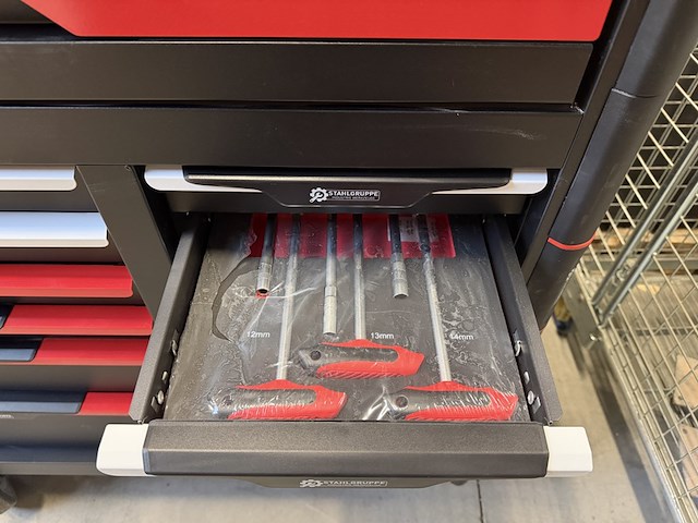 Professionele gereedschapswagen gevuld 448 delig stahlgruppe sg24 - afbeelding 8 van  16
