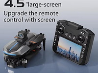 Professionele gps drone met 8k hd 3x camera video 4k 5g verbinding met obstacle avoidance - zwart big screen controller - afbeelding 1 van  20