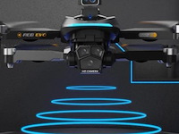 Professionele gps drone met 8k hd 3x camera video 4k 5g verbinding met obstacle avoidance - zwart - afbeelding 2 van  21