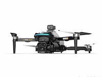 Professionele gps drone met 8k hd 3x camera video 4k 5g verbinding met obstacle avoidance - zwart