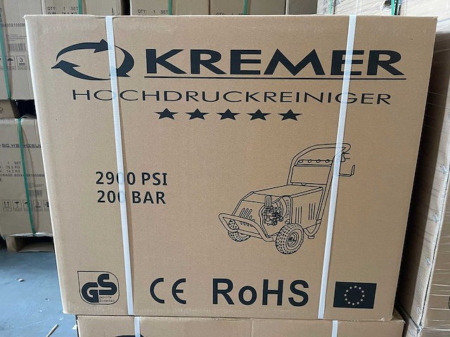Professionele hogedrukreiniger - kremer kr2900-4 - afbeelding 1 van  5