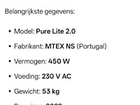 Professionele luchtreiniger, voor grote ruimtes mtex, ns pure lite 2.0, wit - afbeelding 4 van  4