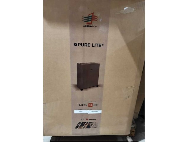 Professionele luchtreiniger, voor grote ruimtes mtex, ns pure lite 2.0, wit - afbeelding 3 van  4