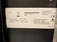 Professionele magnetronoven, menumaster, dec18e2 - afbeelding 5 van  9
