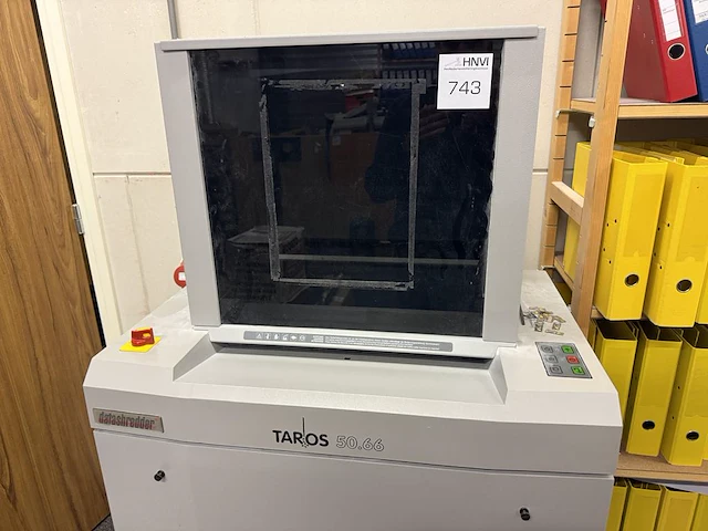 Professionele papiervernietiger datashredder taros 50.66n - afbeelding 3 van  3