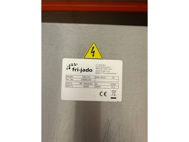 Professionele rotisserie / kippenoven fri-jado tdr 8 ac - afbeelding 9 van  11