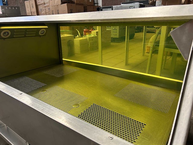 Professionele rvs warmhoudvitrine geschikt voor popcorn, snacks of nacho’s - afbeelding 3 van  5
