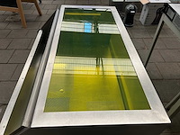 Professionele rvs warmhoudvitrine geschikt voor popcorn, snacks of nacho’s - afbeelding 4 van  5