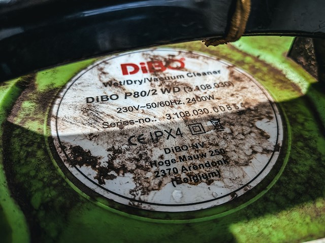 Professionele stofwaterzuiger, dibo, p80/2 wd - afbeelding 9 van  9