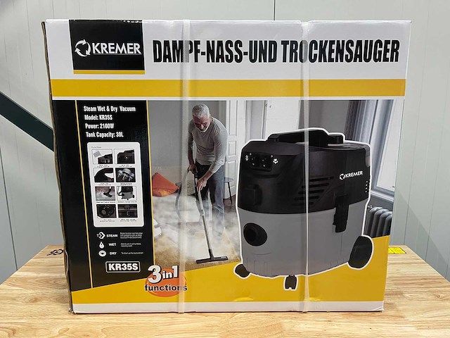 Professionele stoomreiniger - kremer kr35s - afbeelding 3 van  4