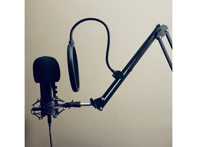 Professionele studio microfoon. zelf muziek maken, ongebruikt - afbeelding 2 van  5