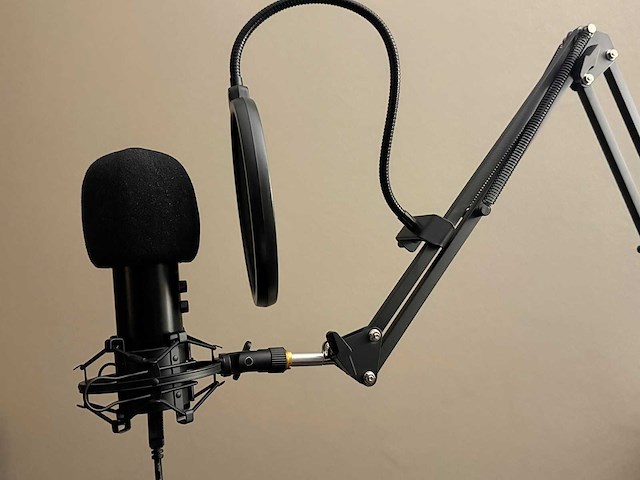 Professionele studio microfoon. zelf muziek maken. - afbeelding 5 van  5