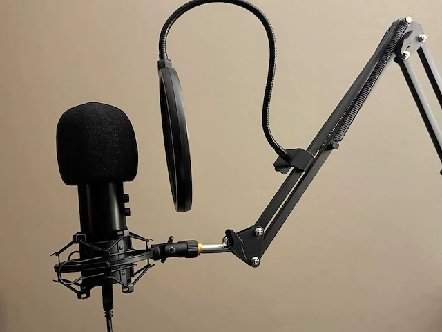 Professionele studio microfoon. zelf muziek maken. - afbeelding 5 van  5