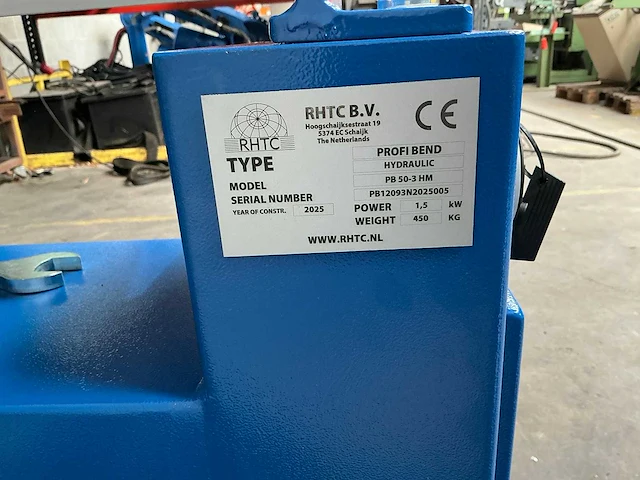 Profi bend - hydraulic pb 50-3 hm - profile bending machine - 2025 - afbeelding 1 van  10