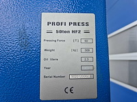 Profi press - 50 ton hf2 - pers - afbeelding 11 van  12
