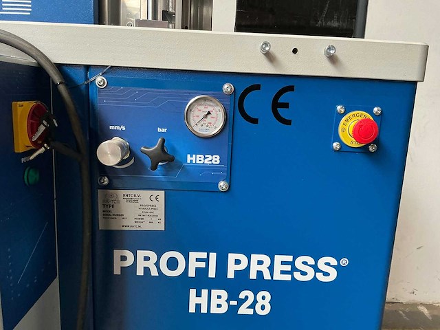 Profi press - pphb-28nc - hydraulic press - 2025 - afbeelding 4 van  7