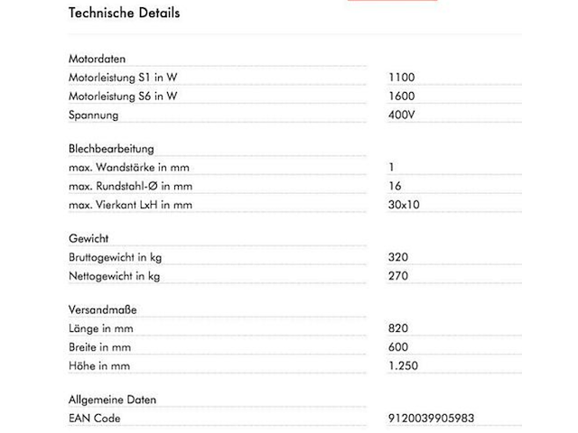 Profielwals holzmann, rbm30, rood, bouwjaar 2021 - afbeelding 5 van  5