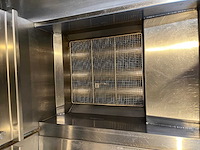 Profinox - c14 series - horeca dubbele gasfriteuse 3 friteuses inclusief manden - afbeelding 10 van  10