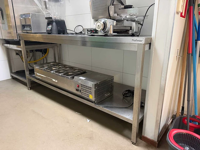 Profinox - rvs werktafel met onderblad - afbeelding 1 van  5