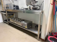 Profinox - rvs werktafel met onderblad - afbeelding 1 van  5