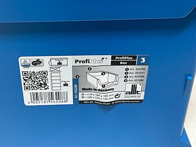 Profiplus magazijnbak 119x189x105. (25x) - afbeelding 3 van  3