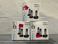 Profoon pdx-1120 huistelefoon (3stuks per doosje) - afbeelding 1 van  3