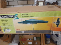 Progarden parasol kleur groen 200x300 cm aantal 1 stuks. - afbeelding 1 van  5