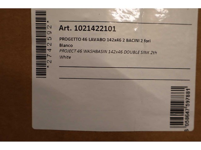 Progetto 46 - - dubbele wastafel - afbeelding 5 van  11