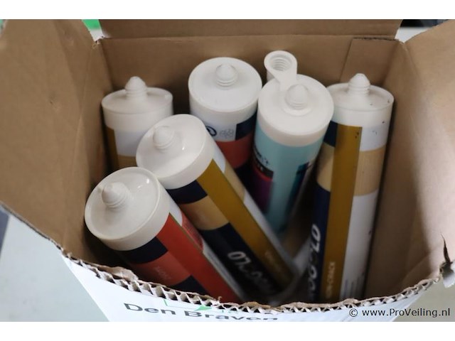 Progold beglazings- en voegkit topseal u - 6 stuks á 290ml - afbeelding 1 van  5