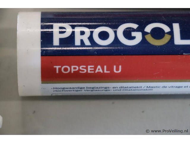 Progold beglazings- en voegkit topseal u - 6 stuks á 290ml - afbeelding 3 van  5