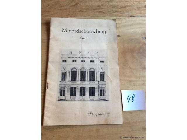 Programmaboekje: minardschouwburg 1963-1964 - afbeelding 1 van  4