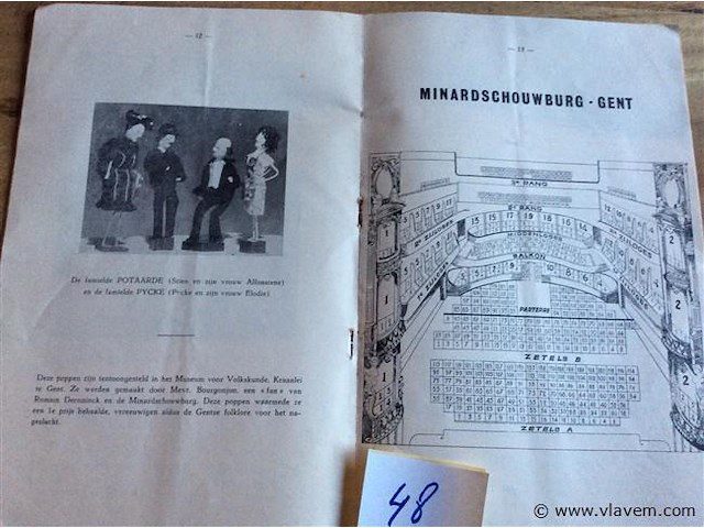 Programmaboekje: minardschouwburg 1963-1964 - afbeelding 3 van  4