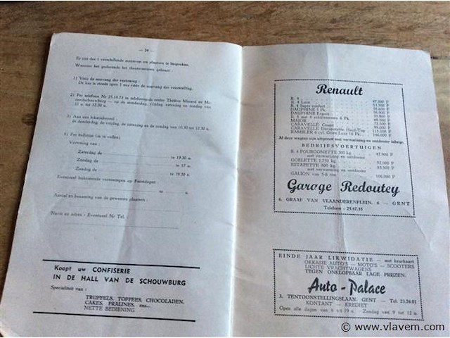 Programmaboekje: minardschouwburg 1963-1964 - afbeelding 4 van  4